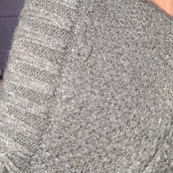 Torrid Olive Green Skull (Hearts) and Crossbones Sweater In A 2X With A Hood. - Picture 5 of 12